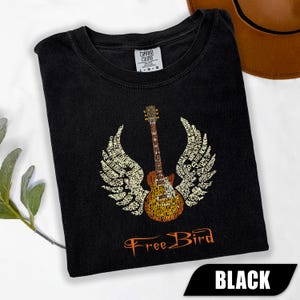Free Bird Shirt, Old School Band T-shirt, Retro Music Shirt, Rock Band Tee, Oversized Trendy Shirts, Music Lover Gift, Vintage Music Shirt