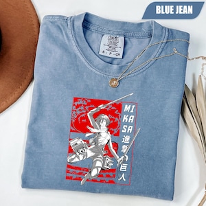 Mikasa Shirt, Mikasa Ackerman T-Shirt, AOT Anime Shirt, Attack Titan Anime Shirt, Attack Titan Manga Shirt, Mikasa Ackerman Tee, Anime Gift