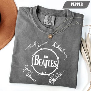 Camiseta de los Beatles, camiseta de los Beatles, regalos de los Beatles, camiseta de rock and roll, camiseta retro de música de los 70, camiseta de amante de los Beatles, regalo para ella y él