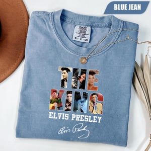 Elvis Presley das King Shirt, Elvis Presley Geschenk, Elvis Presley Merch, Shirt für Elvis-Liebhaber, King of Rock T-Shirt, Elvis Rock Shirt