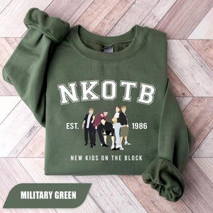 NKOTB Est 1986 Sweatshirt, New Kids On the Block Hoodie, NKOTB Group Sweatshirt, NKOTB Vintage Sweater, Vintage Girls Tee,Classic Rock Shirt