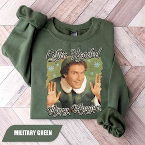 Christmas Movie Character Buddy Sweatshirt, Retro Buddy Crewneck, Funny Christmas Sweater, Winter Holiday Gift, Christmas Movie Sweatshirt