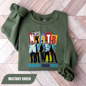 NKOTB Mixtape Tour Sweatshirt, New Kids On The Block Shirt, NKOTB Rock Fan Tees, NKOTB Concert Shirt, Classic Rock Tee, Vintage Girls Shirt