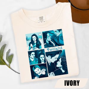 Twilight Shirt, Retro Twilight Fans T-shirt, Gift For Book Lover, Twilight Saga Comic Book, Vampires Wolves Romance Shirt, Gift For Her Him