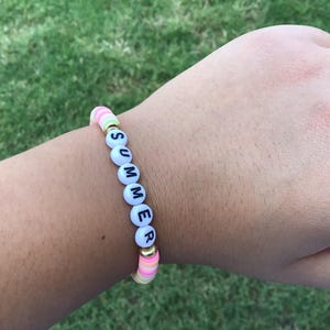 Bracelet de perles d&#39;argile Summer Vibes