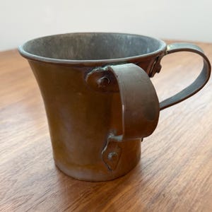 Antique Copper Mug with 2 handles