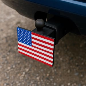 USA Flag Tow Hitch Cover - 2&quot; Hitch Receiver