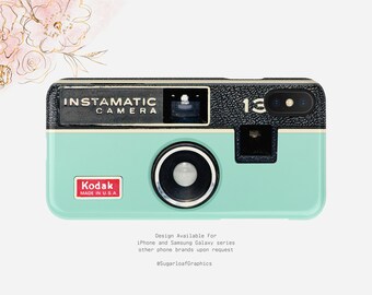 Mint Instamatic Camera Phone Case Photography iPhone Case  iPhone X Case iPhone XS Case iPhone XR Case iPhone XS Max Case Nf