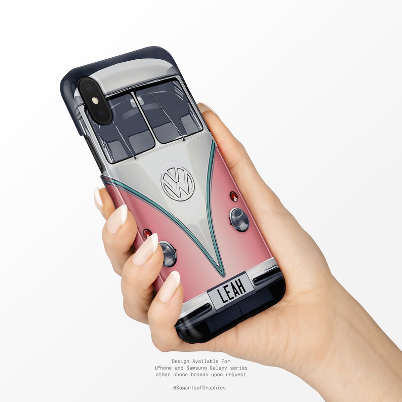 Pink Hippie Bus Phone Case Personalized iPhone Case iPhone X Case iPhone Xs Case iPhone XR Case iPhone Xs Max Case Nf