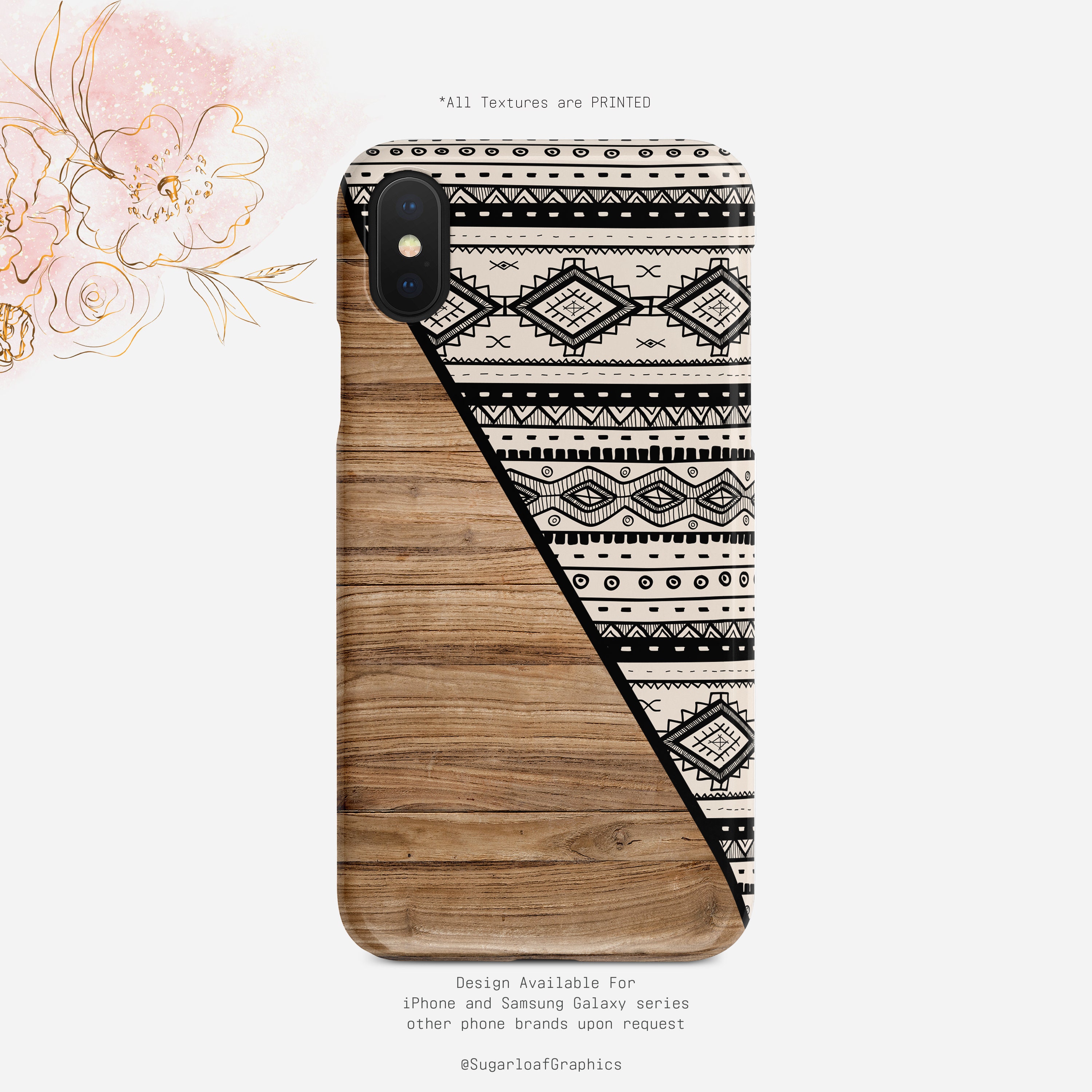 Boho Chic Phone Case Ethnic Pattern iPhone Case iPhone X Case Etsy