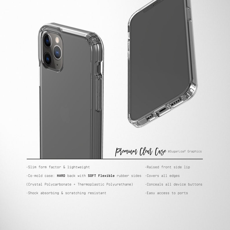 Clear Phone Case Botanical Garden Flower Pattern Iphone 12 Etsy