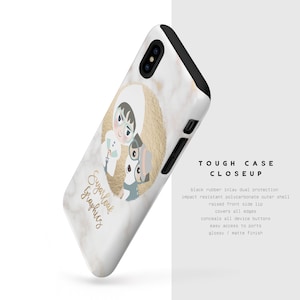 Oriental Ink Art Phone Case Leaf Pattern iPhone Case Wood Grain iPhone X Case iPhone XS Case iPhone XR Case iPhone XS Max Case Nf image 5