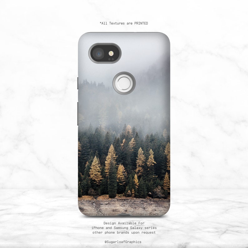 Foggy Forest Phone Case Woodland Iphone Case Misty Wood Iphone Etsy