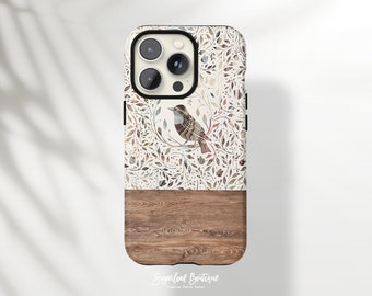 Boho Folk Art Bird Pattern iPhone 14 Pro Max iPhone 14 Plus iPhone SE4 Samsung Note 20 Ultra S22 Plus S21 FE A51 A72 A90 5G Pixel 5G Case