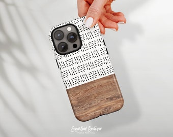 Boho Dotted Pattern Phone Case Minimalistic iPhone 14 Pro Max iPhone 14 Plus Case iPhone SE4 Samsung S22 Plus S21 FE A51 A72 A90 5G Pixel 5G