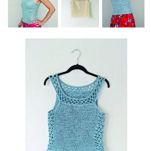 Aestas Top Crochet pattern Crochet sweater pattern PDF Women crochet top pattern Crochet pullover Easy Granny