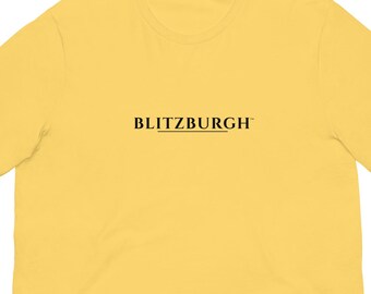Official BLITZBURGH Signature Steel T-Shirt - Licensed Trademark Pittsburgh Football Fan Gear