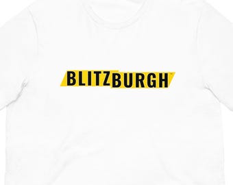 Official BLITZBURGH Steel Block T-Shirt - Licensed Trademark Pittsburgh Heritage Apparel