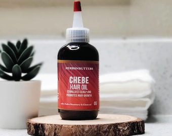 Chebe Hair Growth Oil | Ayurvedic Herbal Oil with Castor & Argan | For Stronger Hair | Natural Scalp Nourishment | 100% Organic Oils