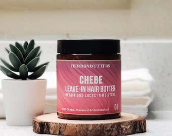 Chebe Leave-In Hair Butter | Natural Hair Moisturizer with Shea Butter and Argan Oil | Frizz Control & Shine Enhancer For Curly Coily Hair