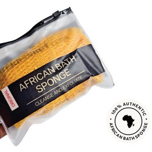 PACKUNG MIT 5 Afrikanischen Netzschwamm | Peeling-Badeschwamm | Afrikanischer Langer Badeschwamm | Afrikanischer Peeling-Netzschwamm | Körperpeeling