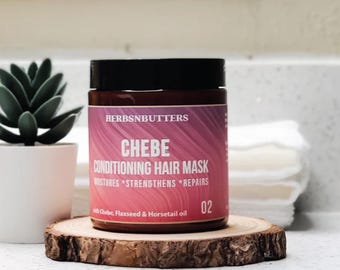 Chebe Hair Mask | Deep Conditioning Treatment with Shea Butter & Aloe Vera For Dry and Damaged Hair | Natural Moisture Repair Mask
