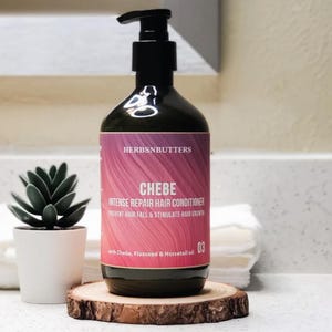 Chebe Hair Conditioner for Growth | Natural Deep Moisturizing Conditioner with Shea Butter & Moringa Oil | Intense Repair Hair Conditioner
