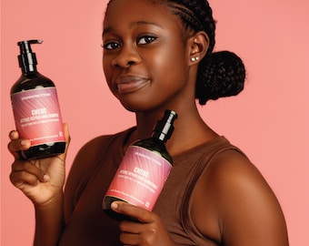 Champú en polvo de chebe africano / Limpieza nutritiva y fortalecedora del cabello