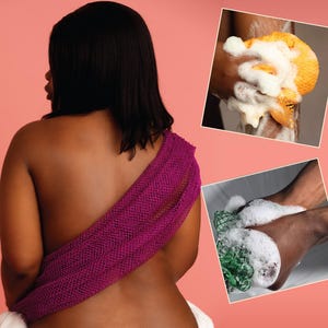 African Exfoliating Net Sponge | Long Body Scrubber for Deep Cleansing | Back Scrubber for Shower | Traditional Bath Sponge for Smooth Skin