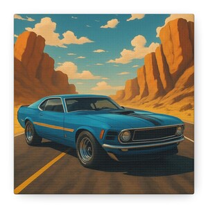 Vintage Car Canvas Art