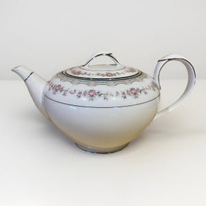 Noritake Glenwood #5770 Large Round Teapot Tea Pot Vintage 1950s