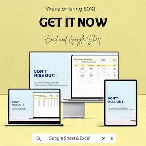 Marketing Research Data Collection Sheet | Google Sheets Template ...