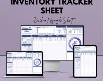 HR Inventory Tracker Sheet | Inventory Management Dashboard | Stock Tracking | Inventory Control Template | Budget & Expense Management