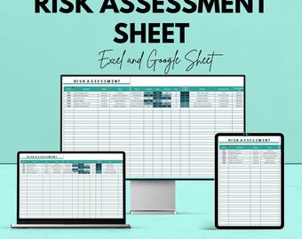 リスク評価シート - 包括的なリスク管理のための Excel および Google スプレッドシート テンプレート
