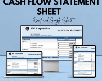Planilha de Fluxo de Caixa - Modelo de Excel e Planilha Google para Gestão Financeira Empresarial - Acompanhe Receitas, Despesas e Saúde Financeira