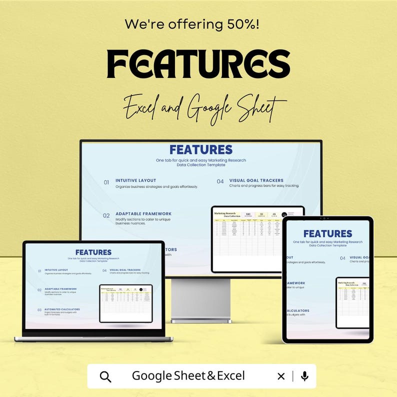 Marketing Research Data Collection Sheet | Google Sheets Template ...