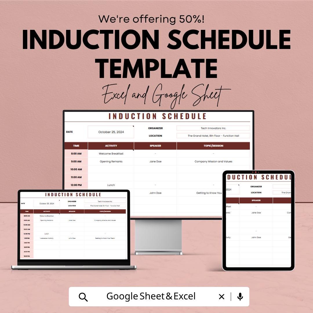 Induction Schedule Template Employee Onboarding Planner HR Training induction-schedule-template-employee-onboarding-planner-hr-training