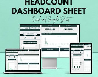 Dashboard del numero di dipendenti / Metriche di gestione del personale / Modello di pianificazione della forza lavoro / Allocazione del budget e delle risorse / Analisi dei dati HR