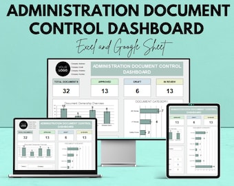 Dashboard zur Dokumentenkontrolle - eine Vorlage für die Dokumentenverfolgung, die Dokumentenverfolgung und die Dokumentenverfolgung
