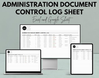 Beheer Logboek documentbeheer – Excel en Google Spreadsheets – documenttracking, goedkeuringslogboek, revisiegeschiedenis bijhouden