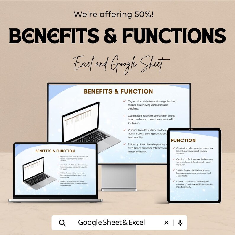 Marketing Product Launch Timeline Sheet | Excel and Google Sheet ...