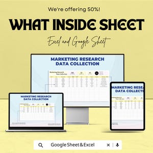 Marketing Research Data Collection Sheet | Google Sheets Template ...