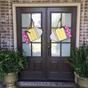 Pencil Door Hanger, back to school door hanger