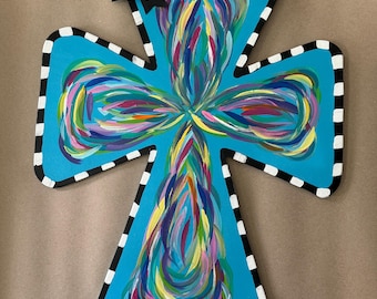 Colorful Cross Door Hanger