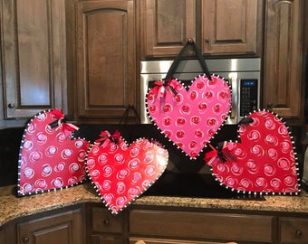 Heart Door Hanger, Valentines door hanger