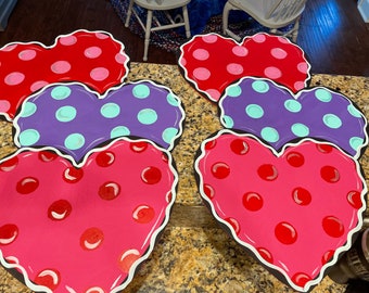 Stacked Heart Door Hanger, Valentine Heart Door Hanger