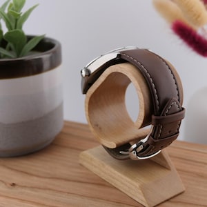 Wooden Watch Stand - Minimalist Timepiece Display image 9