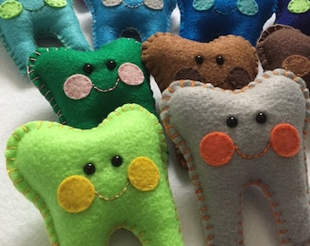 Custom Colors Tooth Fairy Pillow Your choice of colors