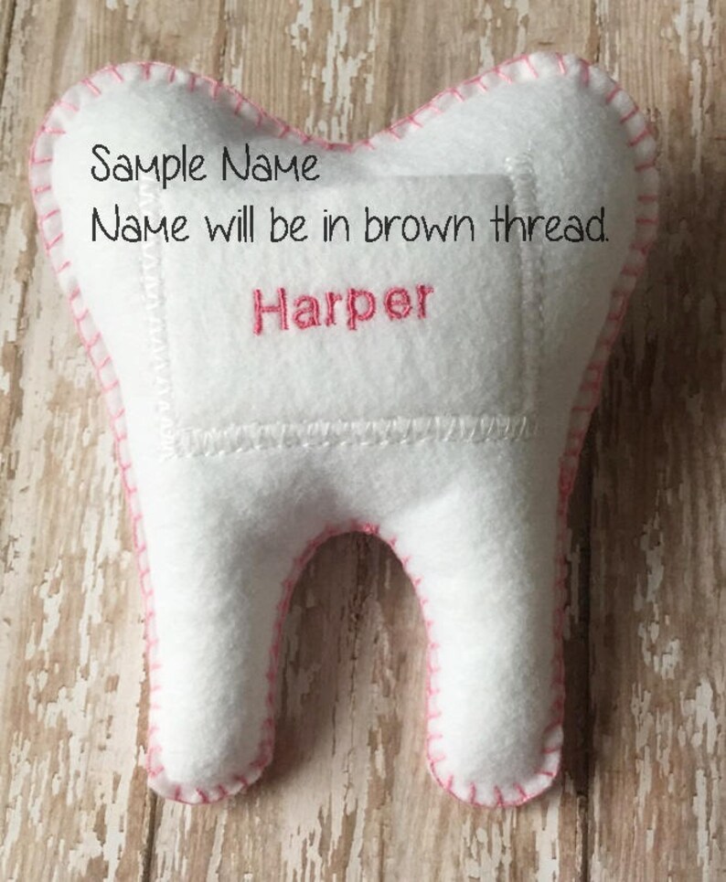Custom Name Personalize Puppy Dog Tooth Fairy Pillow Etsy
