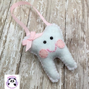 Tooth Fairy Pillow Your choice of color WITH a Bow and Hanging Ribbon